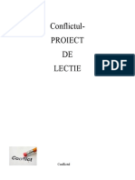 Conflictul-proiect de lecție