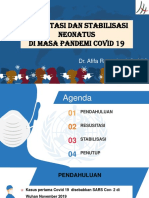 Resusitasi Dan Stabilisasi Neonatus Di Masa Pandemi Covid19