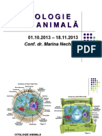 Citologie Animala Cursul I Anul I