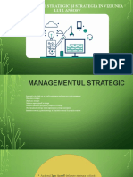 Managementul Strategic Și Strategia În Viziunea Lui I.ansoff