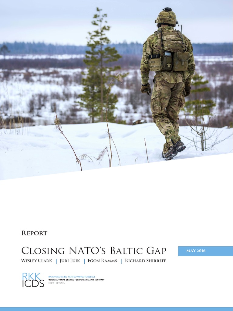 Closing NATO's Baltic Gap | PDF | Nato | Deterrence Theory