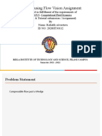 Pilani: CFD Lab Using Flow Vision Assignment