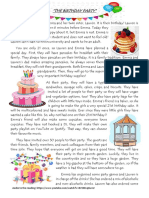 THE BIRTHDAY PARTY - Reading Task A2