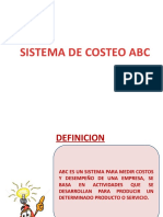 Sistema de Costeo Abc