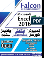 MS Excel 2016 Complete Notes in PDF