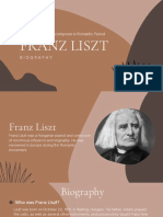 Franz Liszt: One of The Greatest Composer in Romantic Period