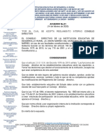 Acuerdo 01 Reglamento Interno Consejo Directivo 2020