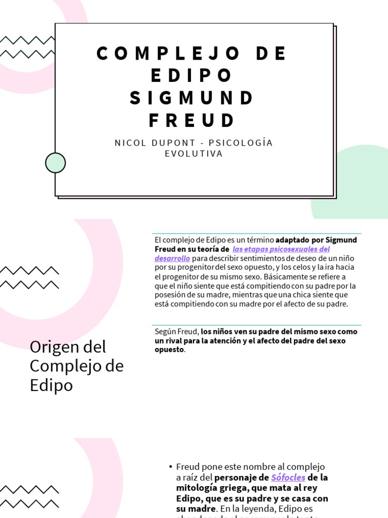 Complejo de Edipo según Freud | PDF | Complejo de Edipo | Carné de ...