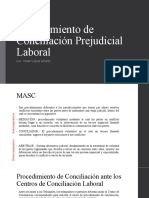 Procedimiento de Conciliación Prejudicial Laboral