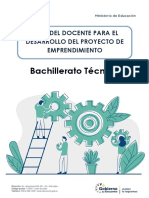 Anexo 4. Guia Del Docente - Proyecto de Emprendimiento