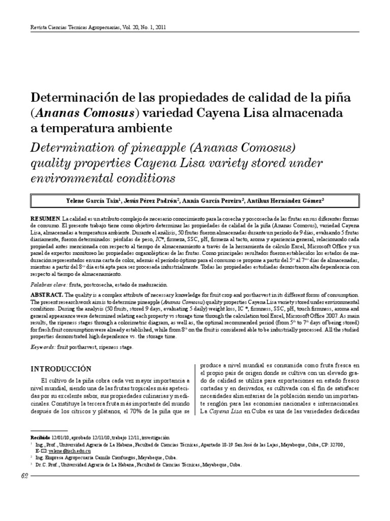 Carta de Color de La Piña | PDF | Piña | Color