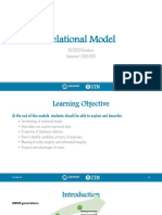 Relational Model: SECD2523 Database Semester 1 2020/2021