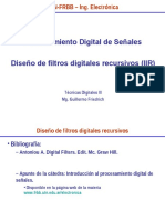 Presentación 3 - Diseño de Filtros IIR