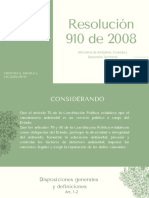 Resolución 910 de 2008