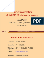 Course Information SKEE 3223 (ISMAIL - SKE - UTM 2020)