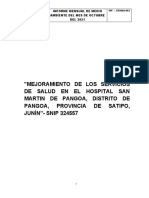 Informe Octubre Medio Ambiente