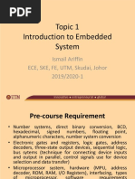 Topic 1 Introduction To Embedded System (ISMAIL - FKEUTM 2020)