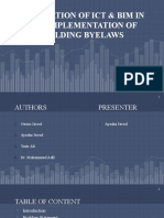 Application of ICT and BIM For Implementation of Building Byelaws