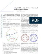 Navigation in Tilings of The Hyperbolic Plane and Possible Applications