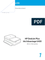 Hp Deskjet Plus Ink Advantage 6400: Guía De Configuración Guia De Instalação הרדגה ךירדמ
