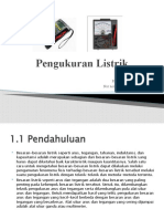 INSTRUMENTASI TENAGA LISTRIK (Pengukuran Listrik)