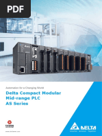 Delta Compact Modular Mid-Range PLC AS Series