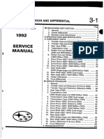 Section 3.1 - Manual Tranmission and Differential