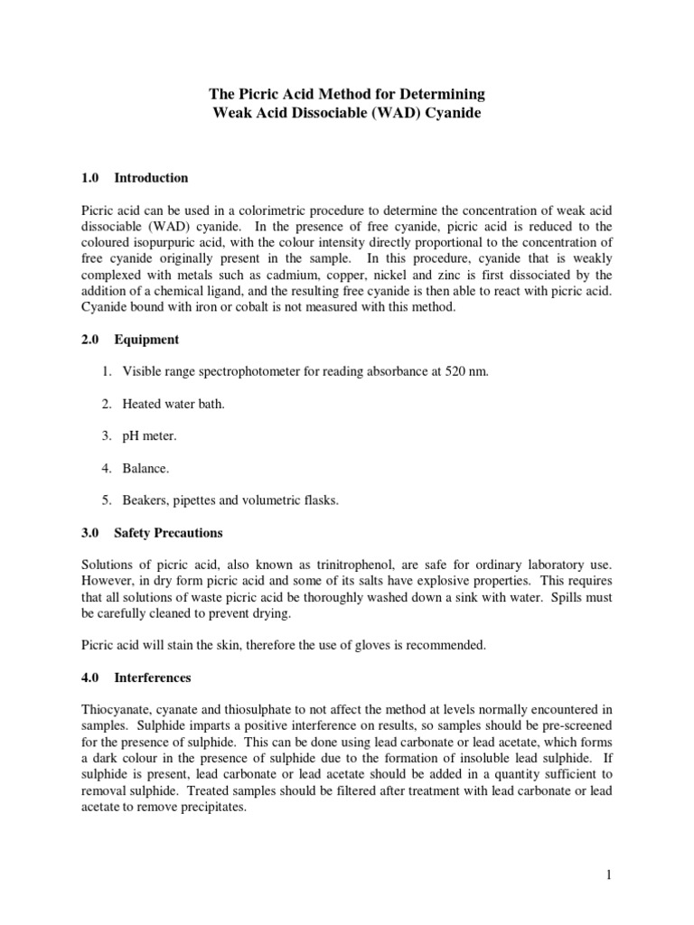 picric-acid-method-for-determining-weak-acid-dissociable-wad-cyanide