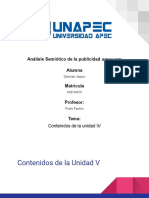 Contenidos de La Unidad V, Analisis Semiotico de La Pub