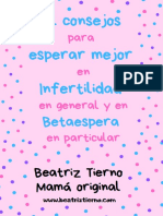 Lead Magnet. 11 Consejos para Esperar Mejor en Infertilidad y Betaespera