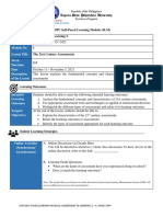 Module 1 Assessment in Learning 2 A Rivad