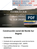 Construción Social Del Borde Sur