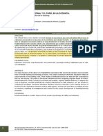 La Educacion Emocional y El Papel en La Docencia