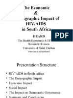 The Economic & Demographic Impact of Hiv/Aids in South Africa