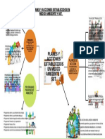 Mapa Mental Respecto A Los Planes y Acciones Establecidos en Medio Ambiente y SST