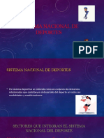 SISTEMA NACIONAL DE DEPORTES