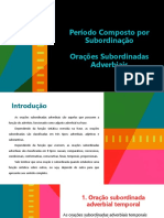 Orações Subordinadas Adverbiais 9D