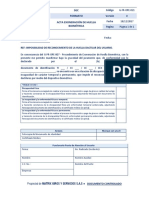G-FR-OPE-021 - Formato Acta de Exoneración de Huella Biométrica