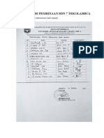 Daftar Hadir Pembinaan SDN 7 Tekolabbua 2018