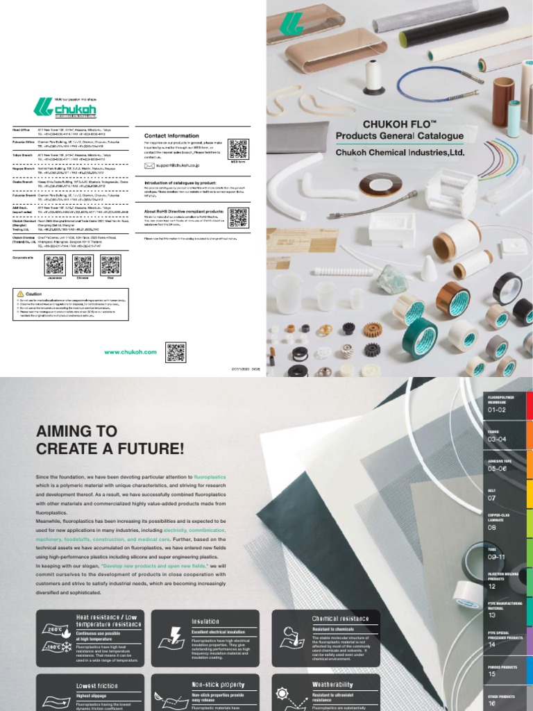 An Overview of Fluoropolymer Materials and Applications | PDF | Applied ...