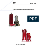 Operating and Maintenance Instructions: Oil Filter Unit