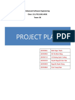 Project Plan: Advanced Software Engineering Class: 211.ITE1133E.A03E Team: 06