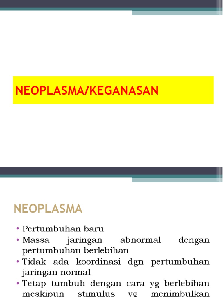 Perbedaan Neoplasma Jinak dan Ganas | PDF