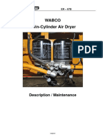 Wabco Twin-Cylinder Air Dryer: Description / Maintenance