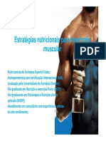 Estratégias Nutricionais para Hipertrofia Muscular