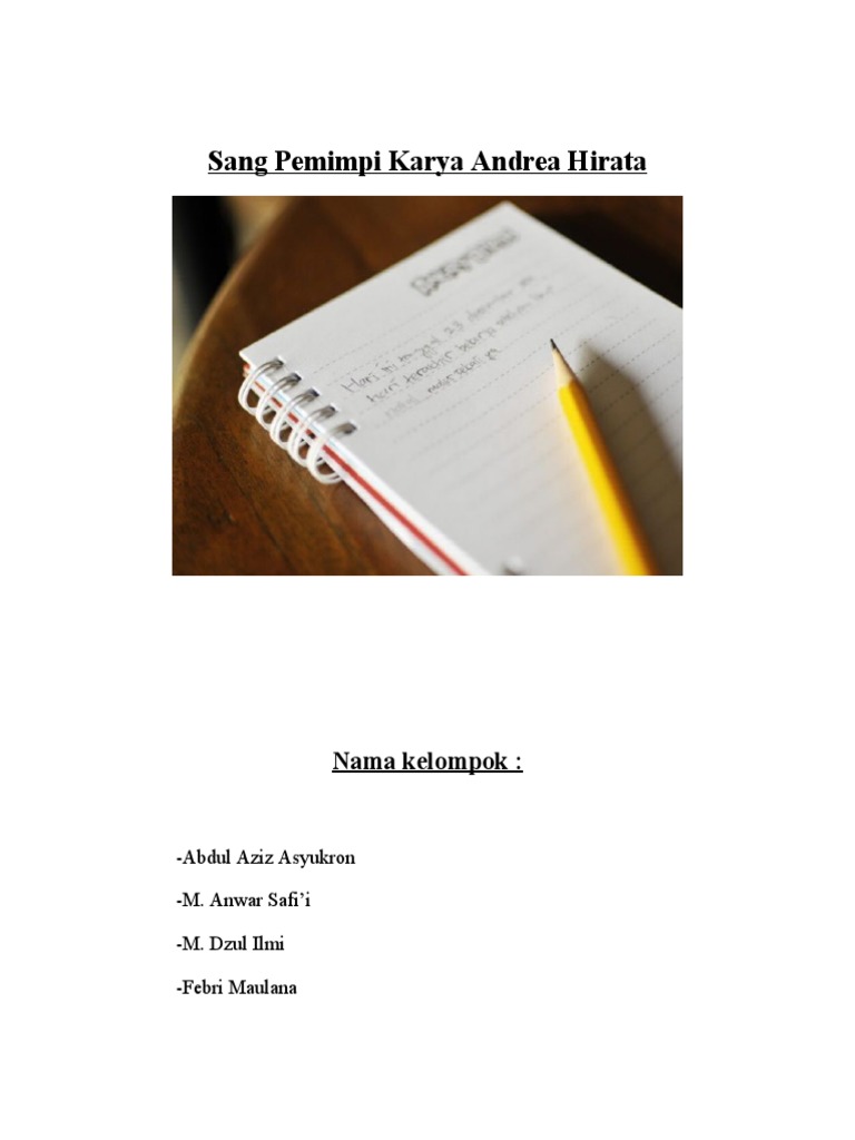 Sang Pemimpi Andrea Hirata educational theme