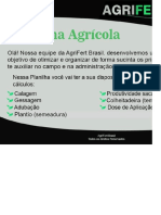 OFICIAL - Planilha Agricola - Agrifert