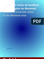 Histoire de Trains de Banlieue Dans La Région de Montréal History of Commuter Trains in The Montreal Area