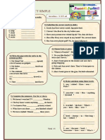 Present Perfect Simple: Have/has + V-3/V-ed