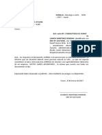 Carta de Descargo